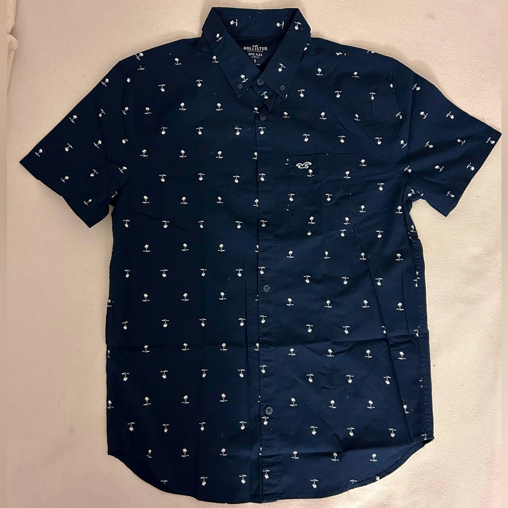 Hollister Epic Flex Mens Casual Button Down Shirt